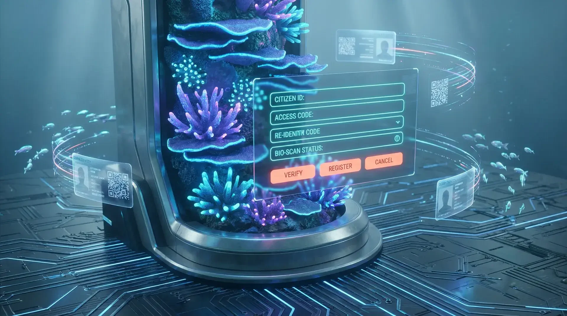 竞博 赛博身份认证终端界面